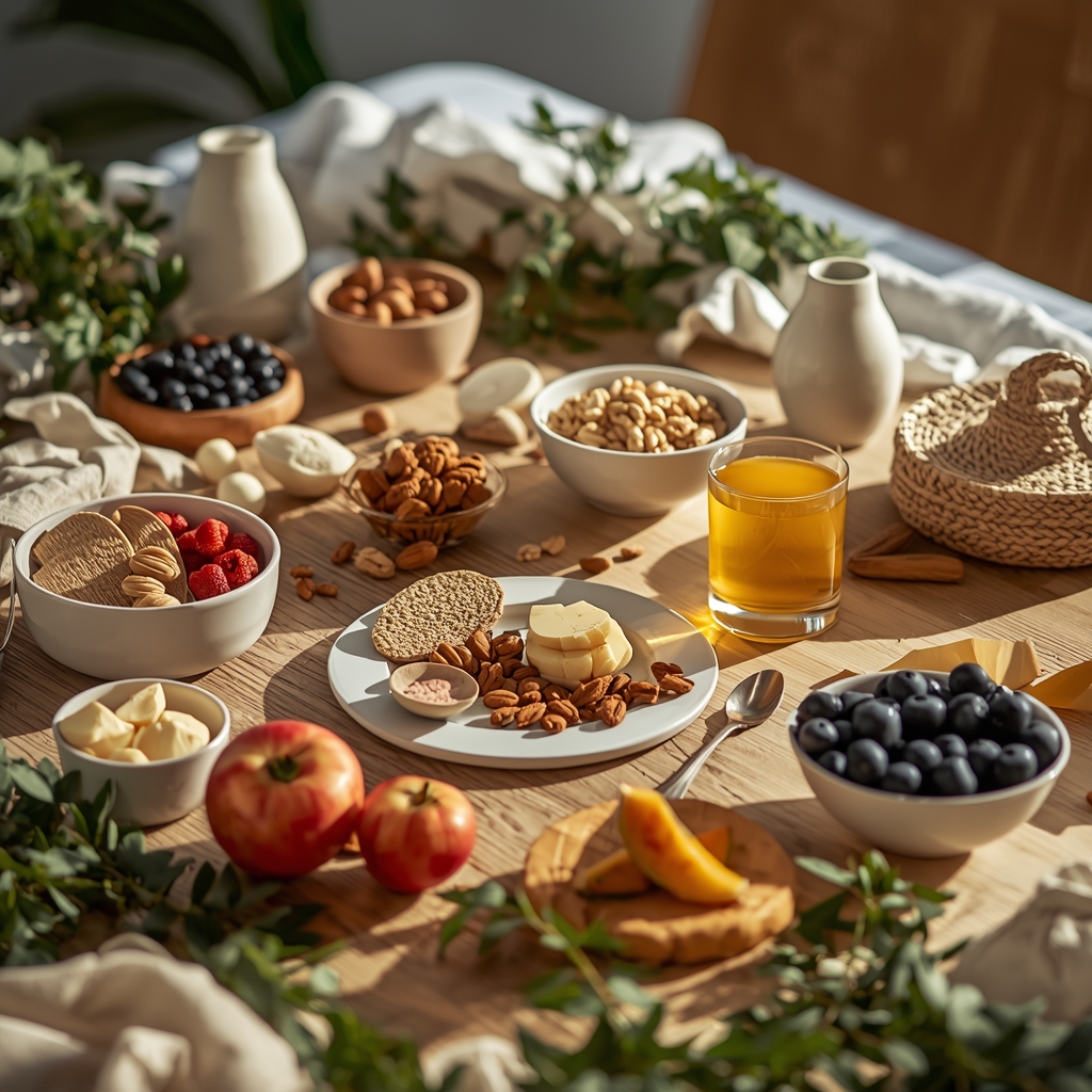 Valatrix capsules with a glass of water and a healthy morning setting